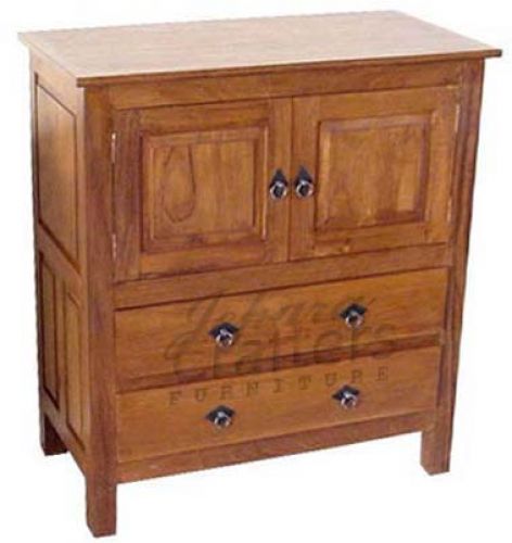 Teak Garnet Bedside TIBS021